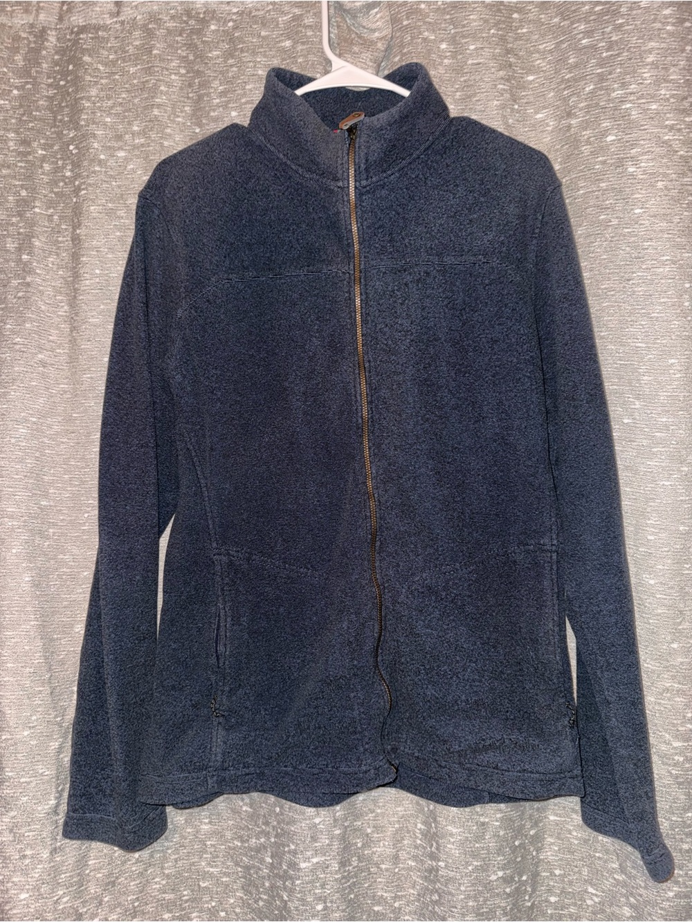 Sherpa NEPALI Adventure Gear Full-Zip Navy Fleece Jacket Ethical manufacturing
